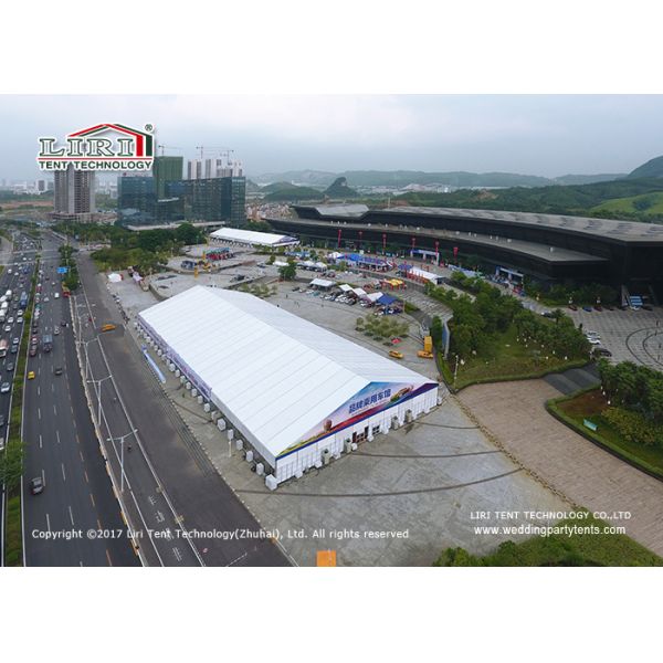 Большие водоустойчивые шатры выставки ПВК на открытом воздухе 50С115м с кондиционером для шоу автомобиля