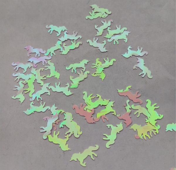 Supply Customized Colors Polyester Unicorn Horse Glitter Shape for Decoration Craft and Holo Enthusiasts Worldwide