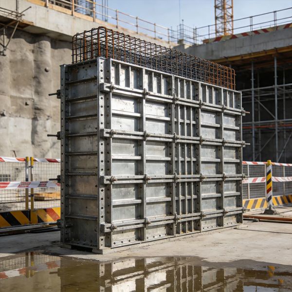 Modular Steel Wall Formwork Wear Resistant For Vertical Structure Construction