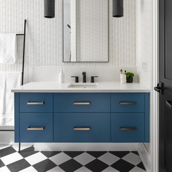 Contemporary Bathroom Vanity Units Cabinet Flat Panel Lacquer Modern Toilet