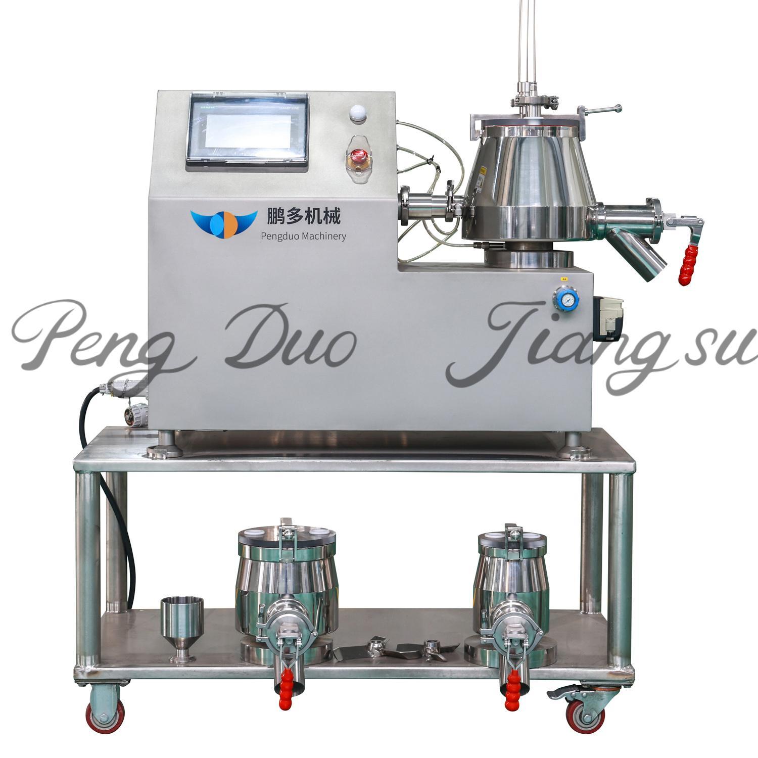 Wet Mixing Granulator Capable of Producing Granules with Optimal Moisture Content and Particle Size for Better Tablet