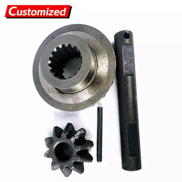 Custom 20CrMnTi Forging Carburized Spline Shaft & Differential Kit with Hardness 60–70 HRC