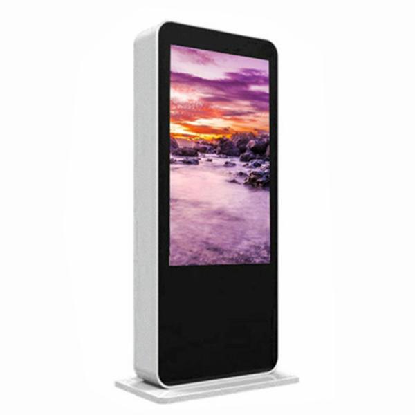 VETO OEM 43 55 Inch IP65 Outdoor Floor Standing Waterproof Kiosk LCD Advertising Touch Screen
