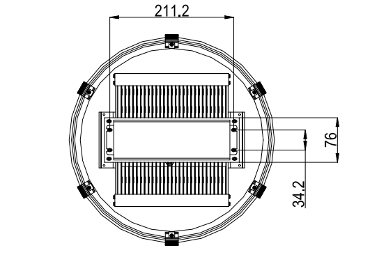 ИП65 делают алюминиевое снабжение жилищем водостойким приведенное для промышленного приспособления лампы Ретрофит 100в