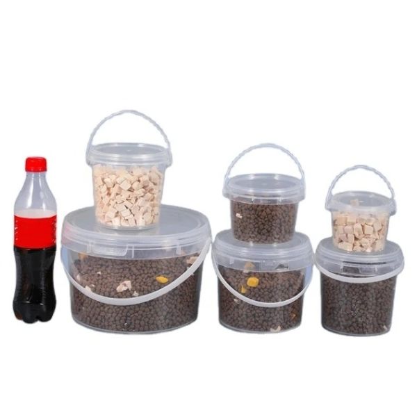 Multi Color Portable Plastic Bucket Food Grade PP Square Bucket 100ml-6000ml