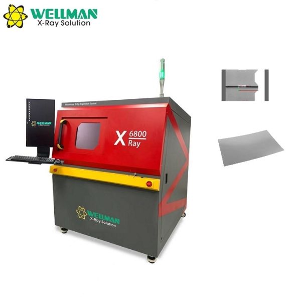 Pcb X-ray Inspection System 90kv Tube Automated Batch Inspection Industrial