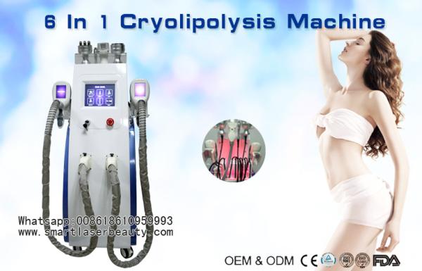 Cryolipolysis Slimming Machine With 4 Handles Working Together / Zeltiq Coolsculpting