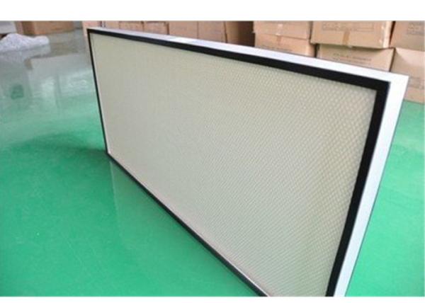 Customed ≤100.C Hot Melt Adhesive Mini Pleated Aluminum Alloy ULPA Air Filter