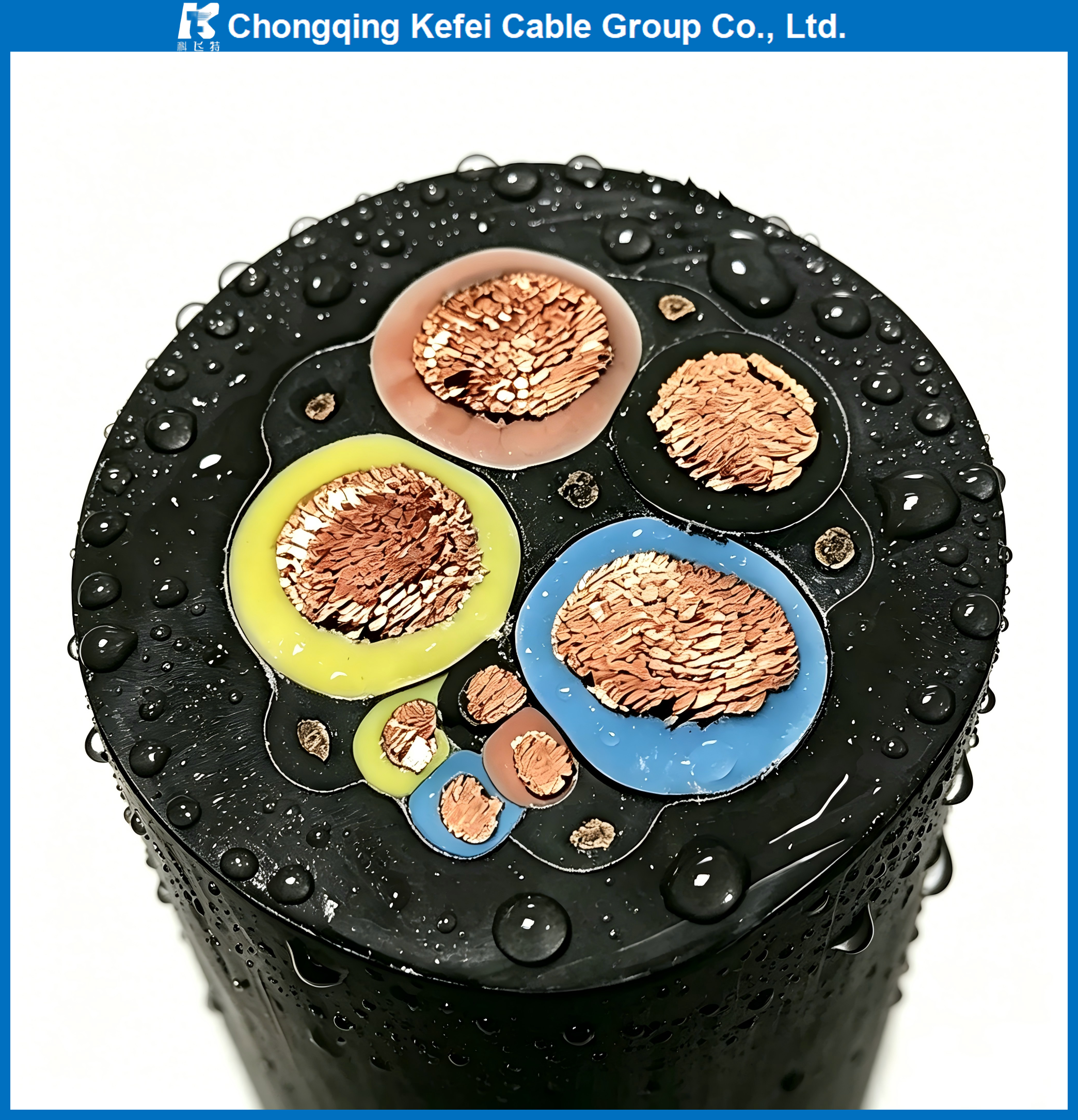 Reliable JHS 450/750V Waterproof Rubber Sheathed Cable for Submersible Pumps and Deep Well Use 