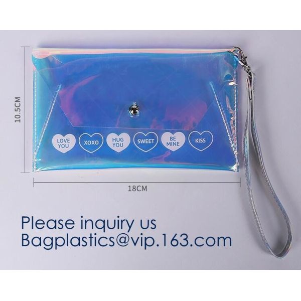 Custom Logo Glitter Cosmetic Makeup Eva Clear Pouch / Pouches,Smiggle Pencil Case With Glitter,Tissue Bag CD Case Docume