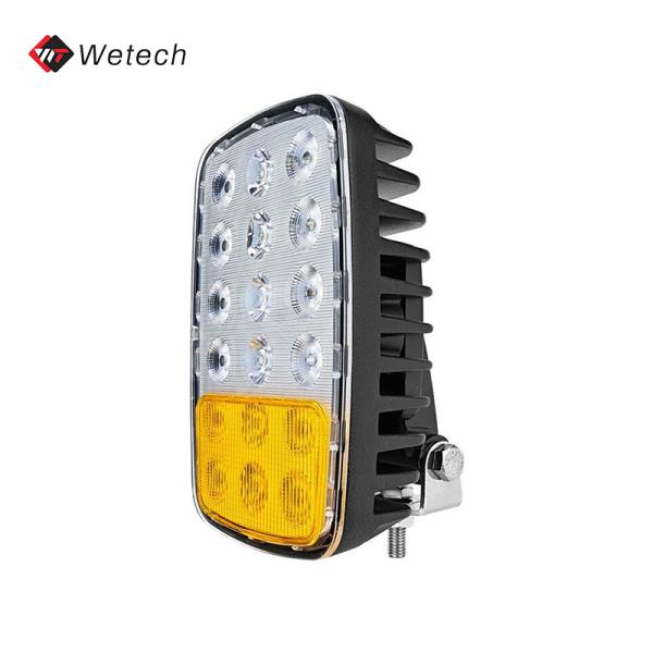 Luces de trabajo LED de 12v Impermeables IP67 Luces de trabajo LED con señal de giro Adecuadas para carretillas elevadoras y tractores
