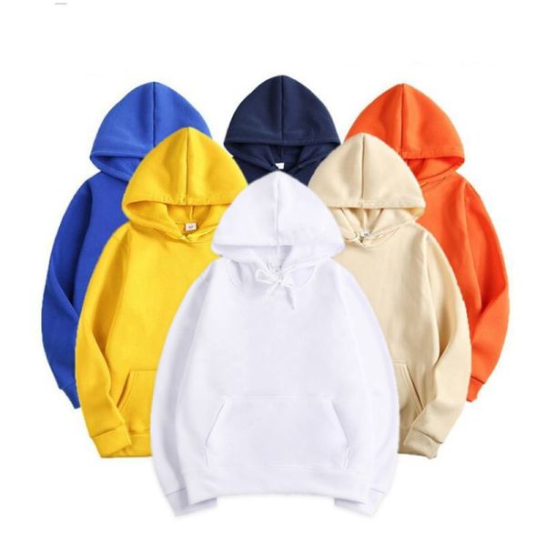 Custom Heavyweight Hoodie Sweatshirts 100% Polyester Cotton Oversize Casual Blank Sublimation Hoodies for Printing High Quality