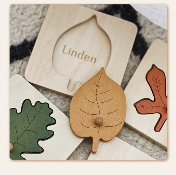Montessori Leaf Grasping Board Early Childhood Education