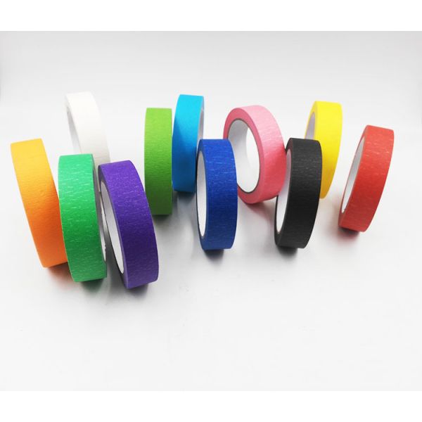 Backing Printed Colored Masking Tape For Car Paint , Labeling , Decorating