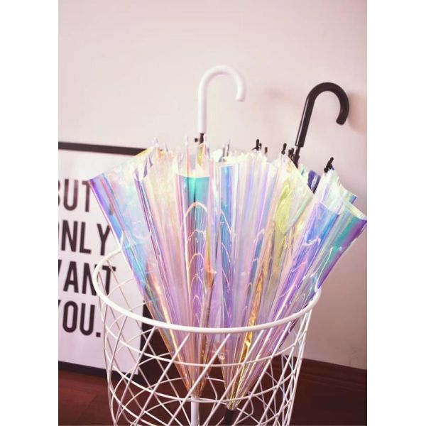 Adults Iridescent Color Changing Umbrella with Special Design and Glitter Reflective