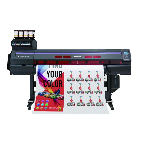 Impresora y cortadora de inyección de tinta UV LED de 1361 mm Mimaki UCJV300-130 300 ppp-1200 ppp