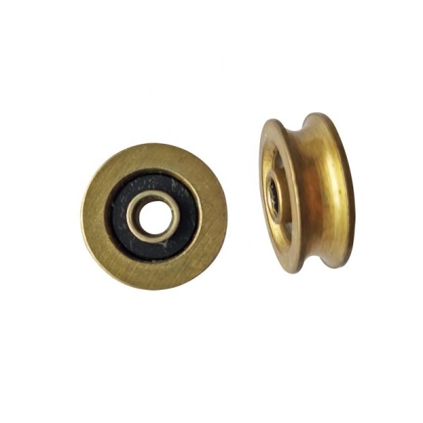5x21mm U groove Small Metal Bearing Pulley for Window Door