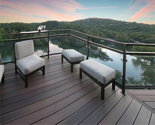 Balcão de alumínio 6005 do projeto de Moden balaustrada do fio de 6060 verticais