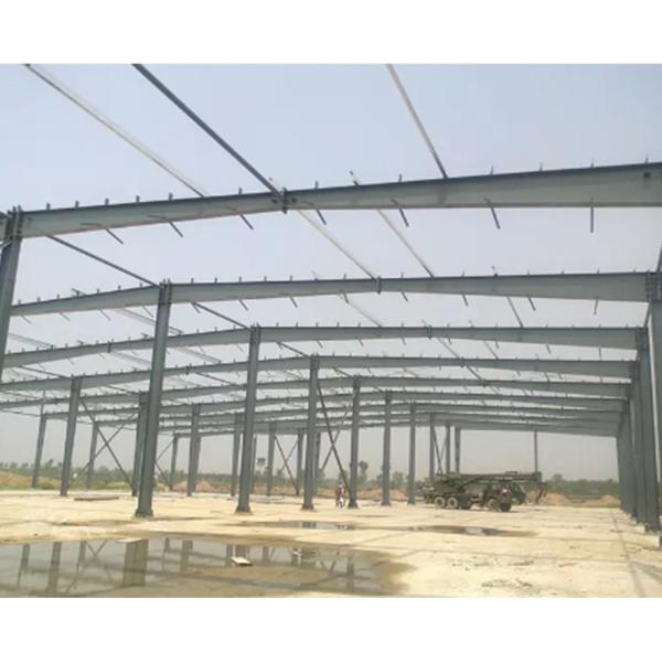 Welded Steel Structure Warehouse H Section Prefab metal buildings workshop High Strength