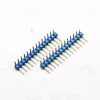Rangée simple Pin Header d'or personnalisable, espaçant 2.0mm PIN Header à angle droit