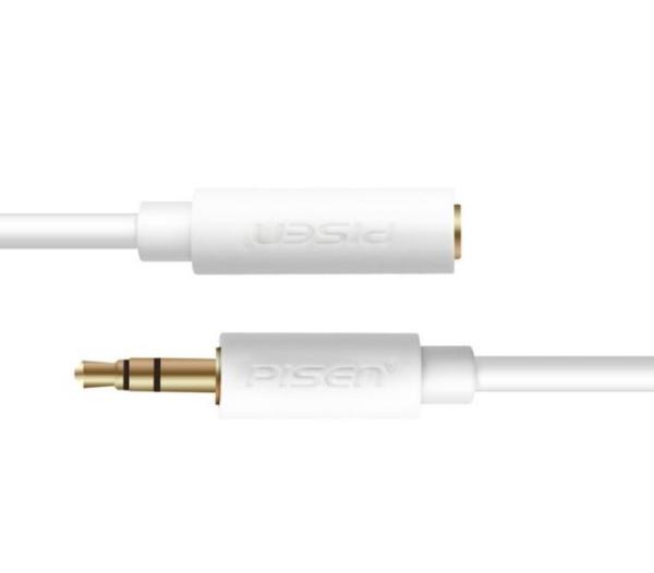 Brand new and original Pisen 3.5mm stereo audio extension cable, 1.5m,  Pisen output cable