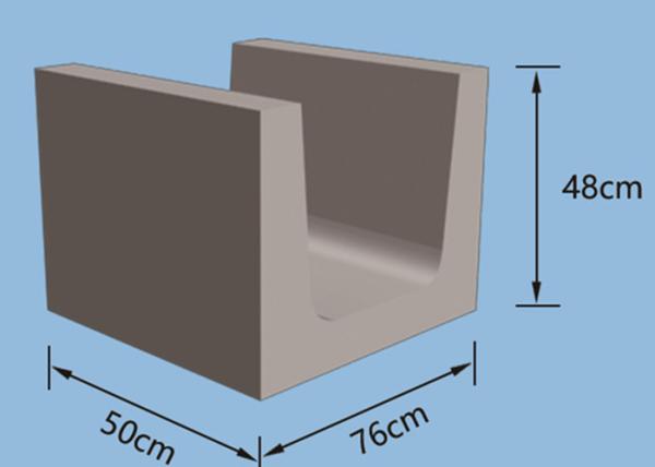Cement Drain Mould Concrete Water Channel Moulds Stable Structure And Durable