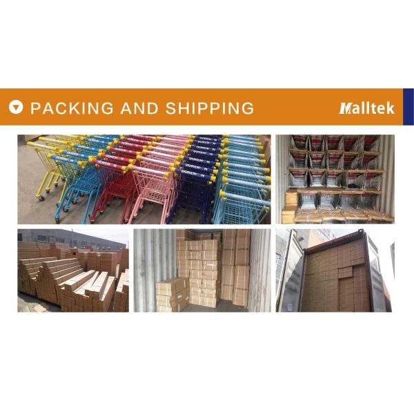 Half Plastic Kids Trolley For Supermarket Shopping With Colourful Design