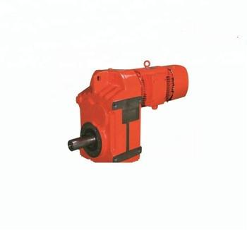 ISO9001 750rpm-1500rpm Hollow Shaft Helical Gear Reducer With Motor