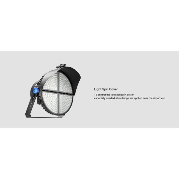 AC108-528V Outdoor LED Sports Lights Featuring IP65 Protection and Zigbee Technology Driver Suitable for Large Scale Sports Venues
