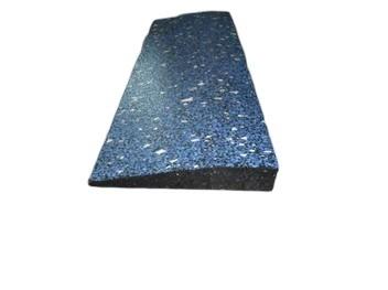 Recycled Rubber Ramp Edge 1000x200x30mm Transition Rubber Threshold Ramp Black
