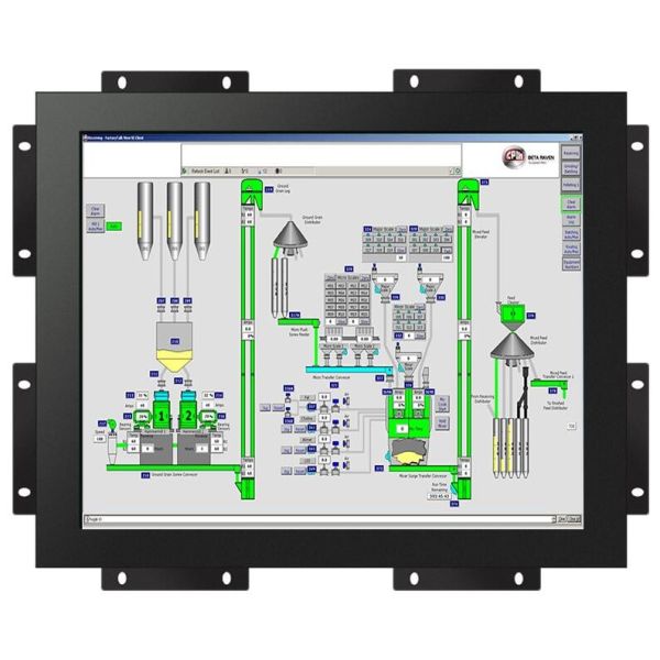 12-Inch Open Frame High Brightness Touch Screen Monitor for Industrial & Commercial Systems