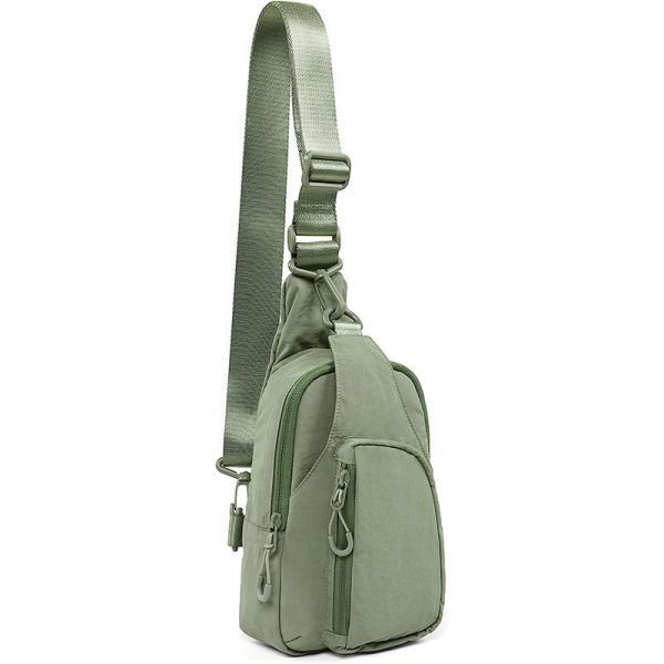 Small Mini Travel Sports Waterproof Nylon Shoulder Crossbody Sling Bag For Men