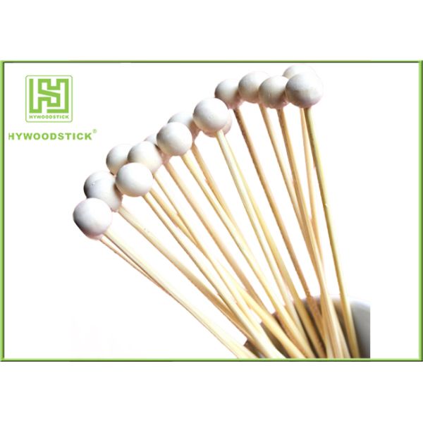 Healthy Cake Ball Sticks 150 X 3.0mm , Logo Printed Personalized Wooden Candy Sticks