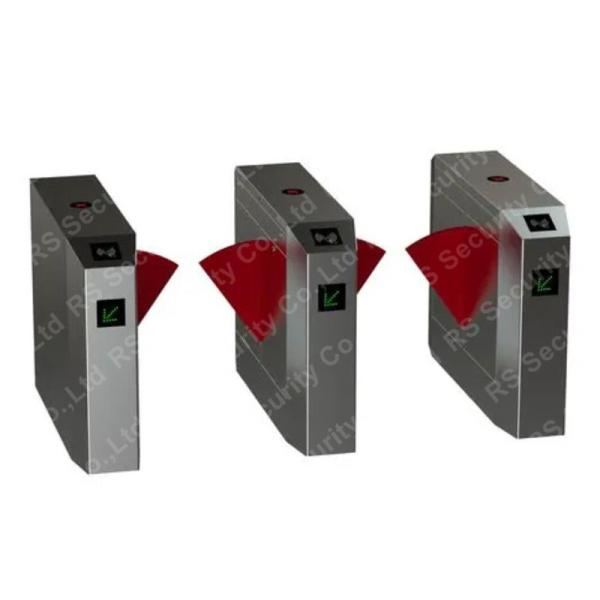 Access Control Flap Turnstile Gate 600mm Width For Subway Station