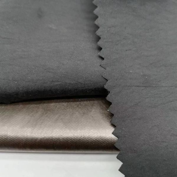 TPU Coated 100% Polyester Winter Jacket Fabric Windproof Waterproof 50Dx50D