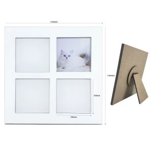 Printable Blank MDF Sublimation Frames With 4 Acrylic Inserts For Home Decor