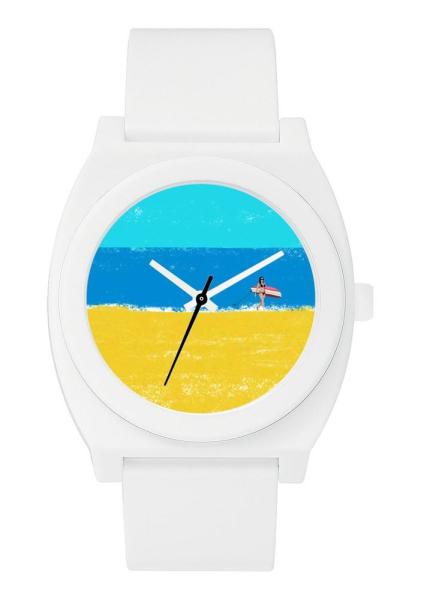 Durable Plastic Back Watches , Fashion Minimalist Student Wrist Watch