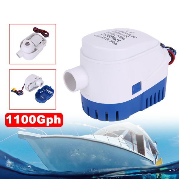 CY-811 1100GPH Full Automatic Power-off Cabin Drainage Bilge Pump Centrifugal Water Pump for Rv Yacht Marine