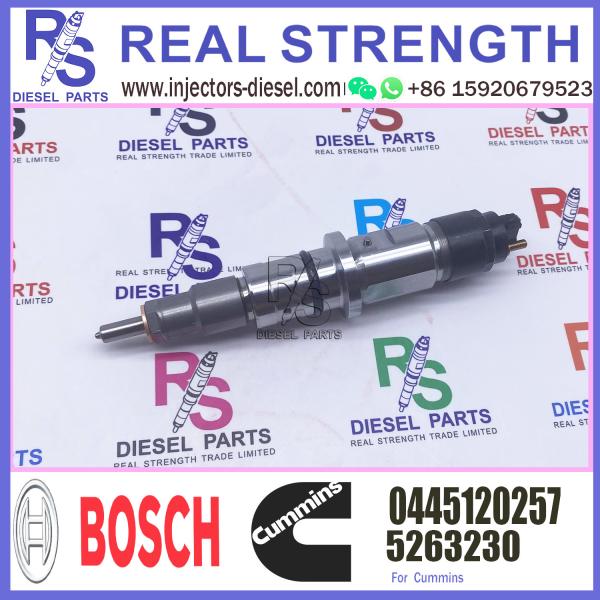 Injetor 5263230 do ISC ISL do ISB das peças de motores da maquinaria de Cummins injetor de combustível 4994928 045120257 5263230 4994928 0445120257