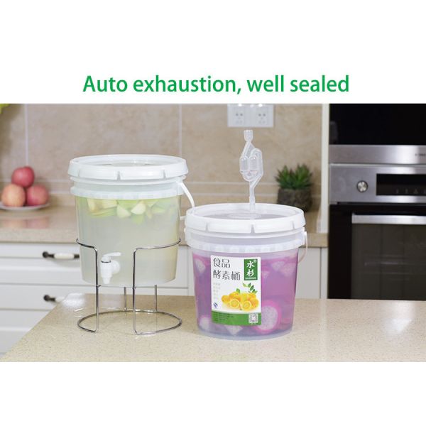 Экологически чистые пивоваренное оборудование емкостью 5 литров Винные бочки Пластиковые ферментные ведра для пива с краном