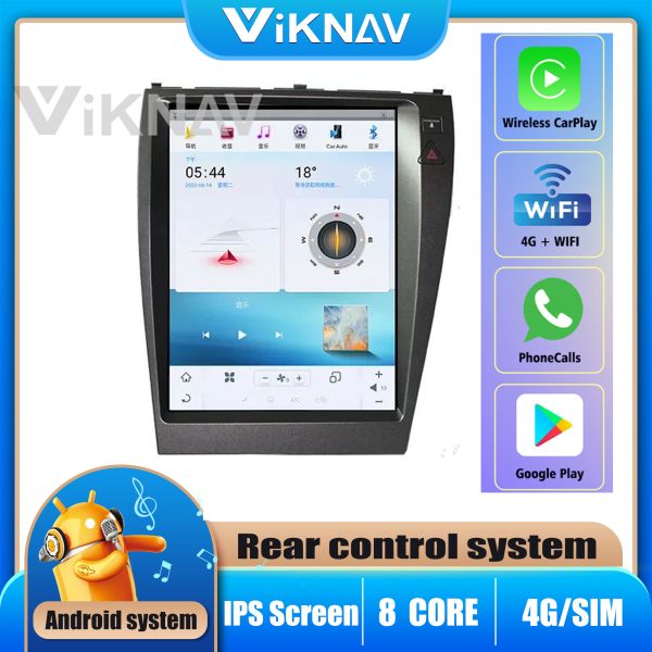 12.1 дюймовый Android авто стерео для Lexus ES 2006-2012 навигация GPS мультимедийный DVD-плеер Android беспроводный Carplay 4G