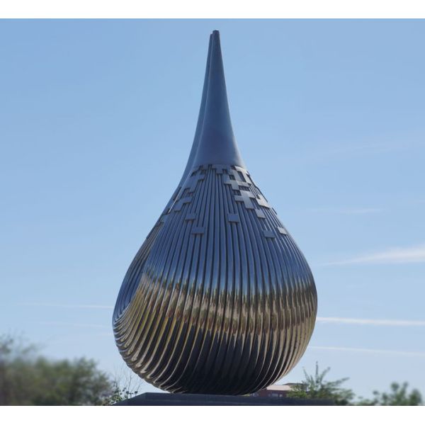 Large Size Art Abstract Metal Sculptures , Metal Garden Statues Sculptures