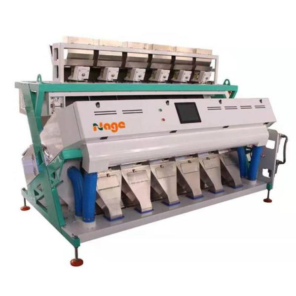 6 Chutes Grain Color Sorter Equipped With High Quality Solenoid Valve
