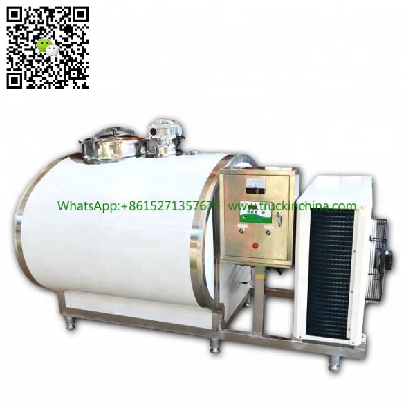 Stainless steel Milk Cooling Tank Body For Lorry Trucks 8CBM- 25CBM