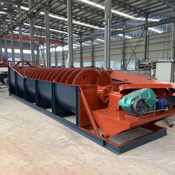 Sand screw Washer  Spiral Sand Washing Machine high cleaning efficiency Energy Saving Mining Equipment wear-resistant steel Screw Sand Washer Machine for Gravel Pebble Basalt