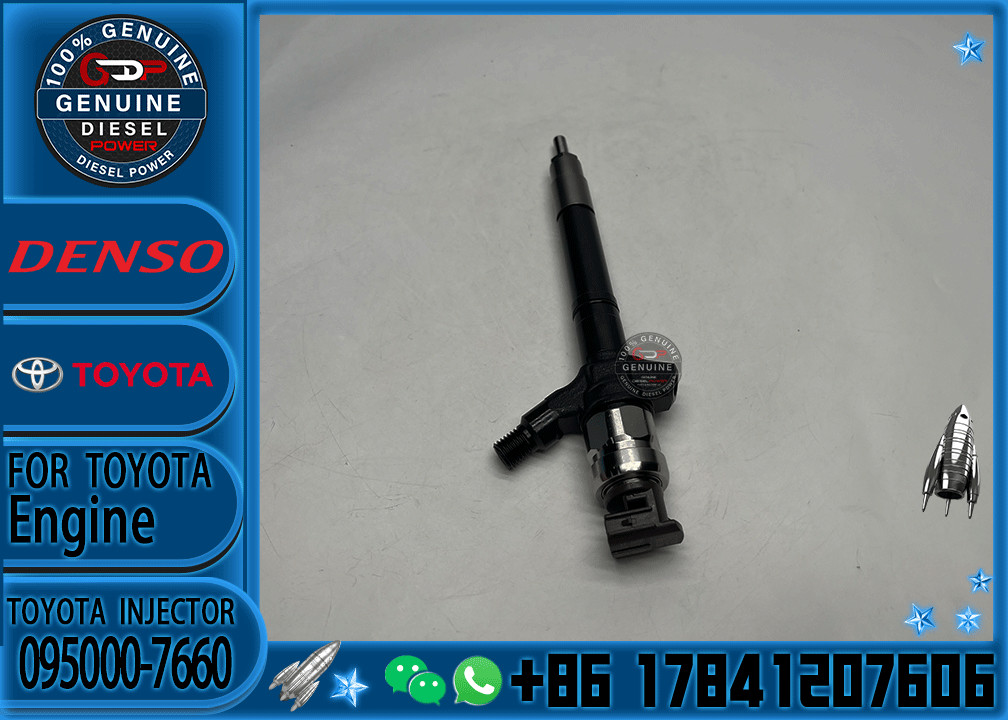 Высокопроизводительный топливный инжектор 095000-7660 Common Rail Injector 23670-0R190 для Toyota