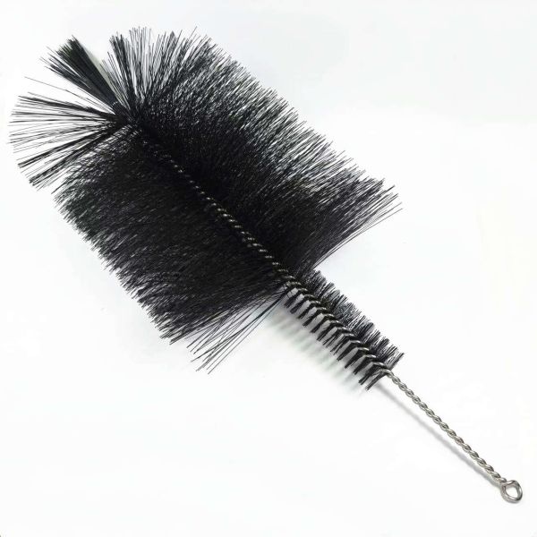 75cm Extended Reach Stainless Steel Core Food-Grade Nylon Bristles Bottle Cleaning Brush for 5-Gallon Water Jugs
