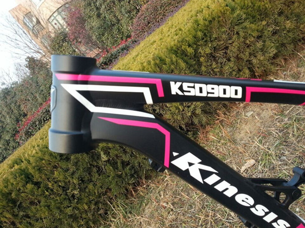 8 дюймовая подвеска алюминиевая рама велосипеда горный велосипед KINESIS KSD900 26 дюймовый al7005 спуска