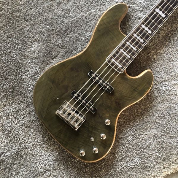Factory custom shop 5 string bass guitar TBK Basswood body Rosewood finger custom bass guitar