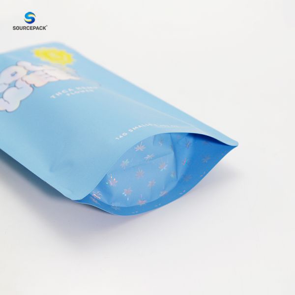 Child Resistant Candy Bag with Holographic Surface